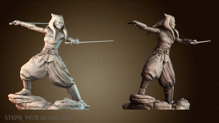 Статуэтки упрощенные Ninja femelle