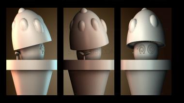 3D модель Растения против зомби (STL)