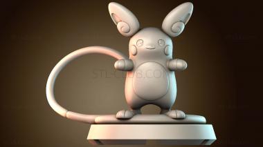 3D модель Райчу Покемон (STL)