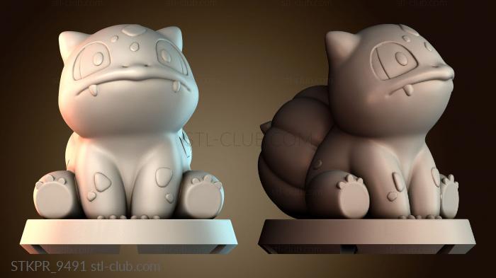 Статуэтки упрощенные Хэллоуин Бульбазавр покемон