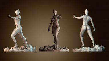 3D модель Черная пантера Супергёрл (STL)