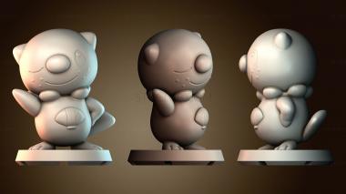 3D модель Ошавотт покемон (STL)