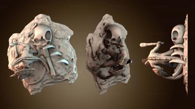 3D модель Ящеролюд варвар (STL)