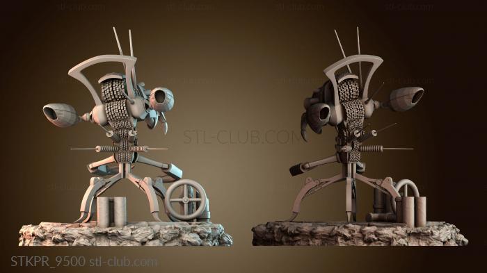 Статуэтки упрощенные Механическая выставка произведений искусства