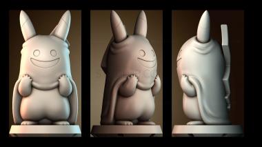 3D модель Призрак Пикачу покемон (STL)