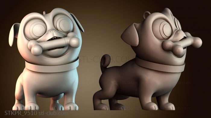 Статуэтки упрощенные Брелок в форме собаки