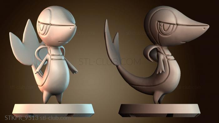 Статуэтки упрощенные Снайви покемон