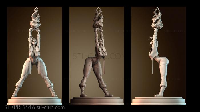 Статуэтки упрощенные Cammy trong game Street Fighter