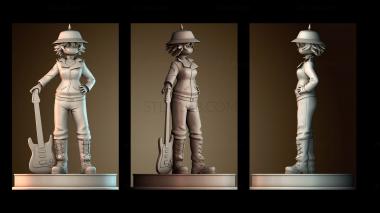 3D модель Mildew играет рок музыку (STL)