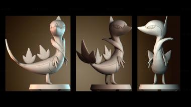3D модель Servine pokemon (STL)