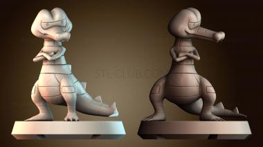 3D модель Крокорок покемон (STL)
