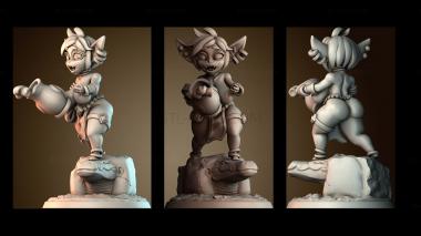 3D модель Женщина гоблин (STL)