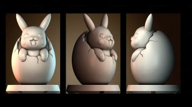3D модель Пикачу покемон (STL)