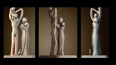 3D модель Маленькие члены семьи (STL)