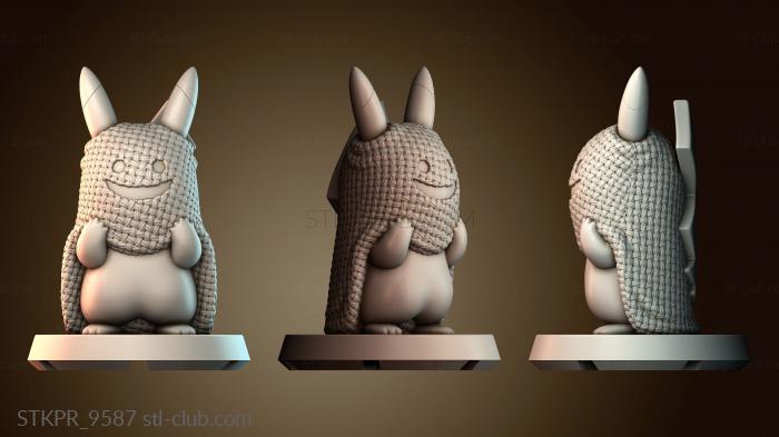 Статуэтки упрощенные Пикачу Призрак Мешковатый покемон