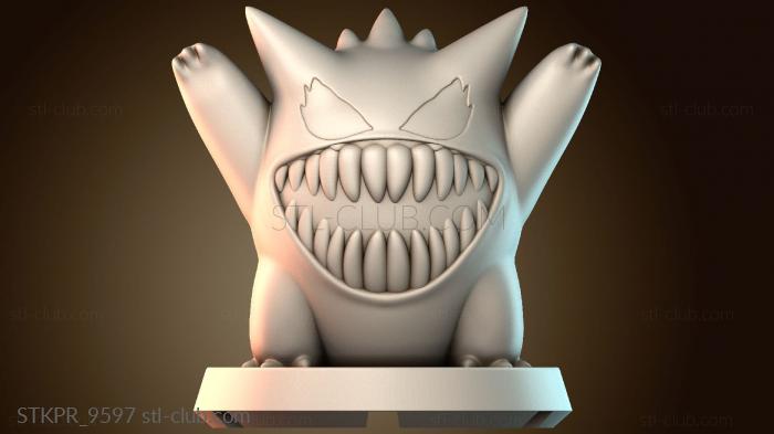 Статуэтки упрощенные Halloween Horror Gengar pokemon