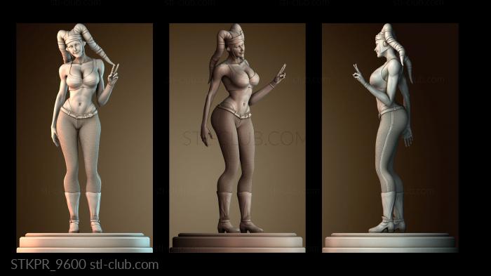 Статуэтки упрощенные Aayla Secura