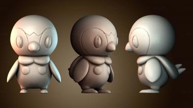 3D модель Пиплап покемон (STL)