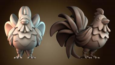 3D модель Петух (STL)