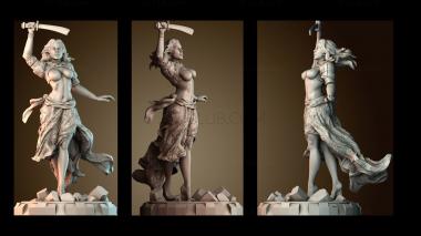 3D модель Девушка вампир (STL)