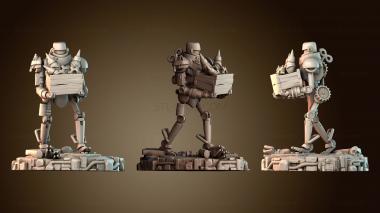 3D модель Фигурка механического робота (STL)