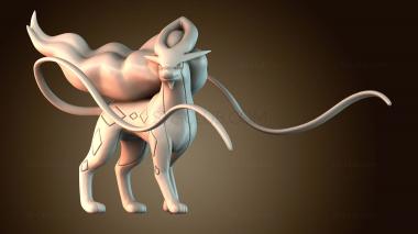 3D модель Suicune покемон (STL)
