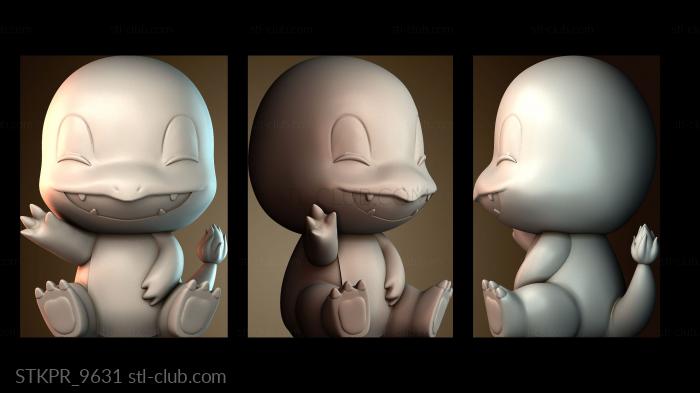 Статуэтки упрощенные Малыш Чармандер покемон