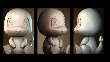 3D модель Чармандер Покемон (STL)