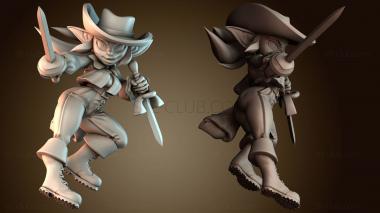 3D модель Фехтовальщик Нокс (STL)