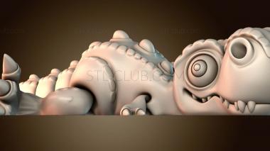 3D модель Flexi T Rex Детёныш динозавра (STL)