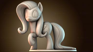 3D модель Флаттершай Покемон (STL)