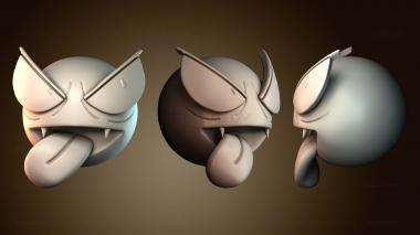 3D модель Гастли покемон (STL)