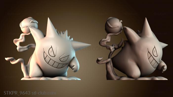 Статуэтки упрощенные Генгар покемон