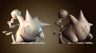 3D модель Генгар покемон (STL)