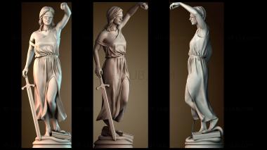 3D модель Богиня правосудия (STL)