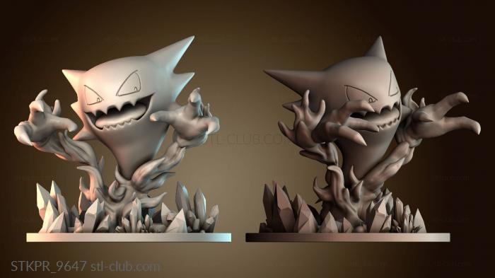 Статуэтки упрощенные Haunter покемон