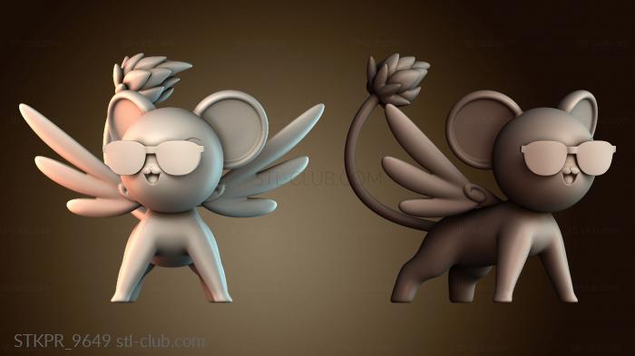 Статуэтки упрощенные Солнцезащитные очки Kero покемон