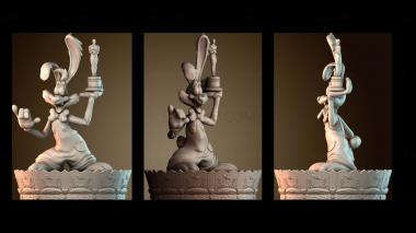 3D модель Кролик, получивший премию «Оскар» (STL)