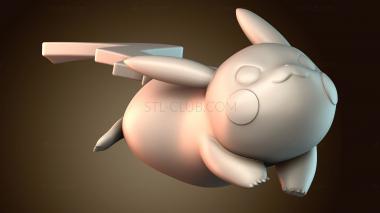 3D модель Пикачу покемон (STL)