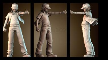 3D модель Красный тренер покемонов (STL)