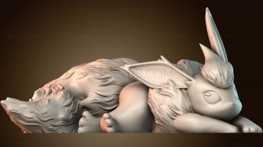 3D модель Флареон Лжет покемон (STL)