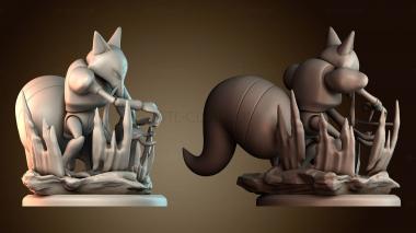 3D модель Кадабра Покемон (STL)