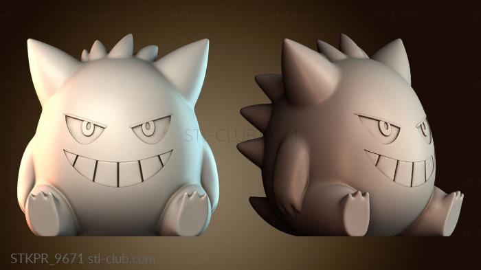 Статуэтки упрощенные Генгар покемон