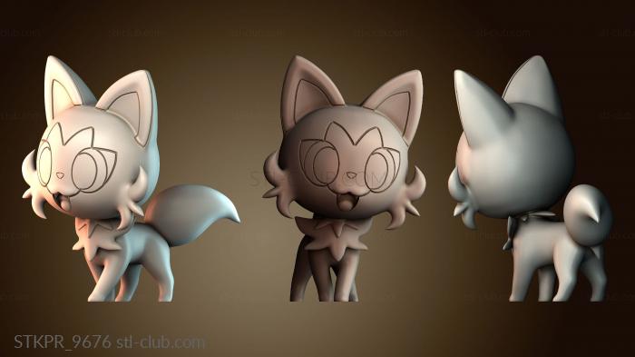 Статуэтки упрощенные Поза Спригатито Покемон