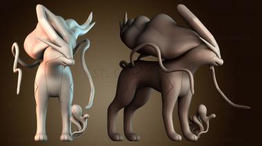 3D модель Suicune Pokemon (STL)