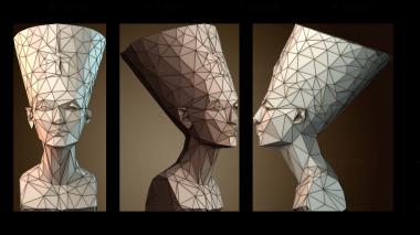 3D модель Царица Египта Нефертити (STL)