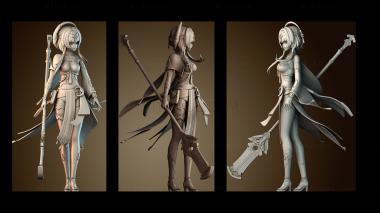 3D модель Кэндис Genshin Impact (STL)