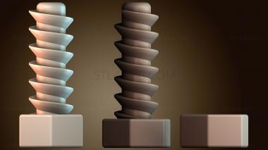 3D модель Проектирование винтовых компонентов (STL)