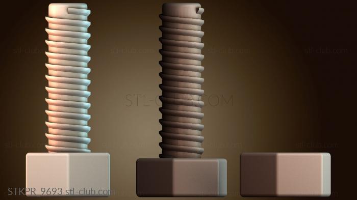 Статуэтки упрощенные Конструкция шестигранного болта