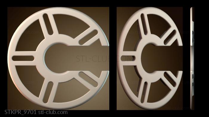 Статуэтки упрощенные Круглый элемент дизайна